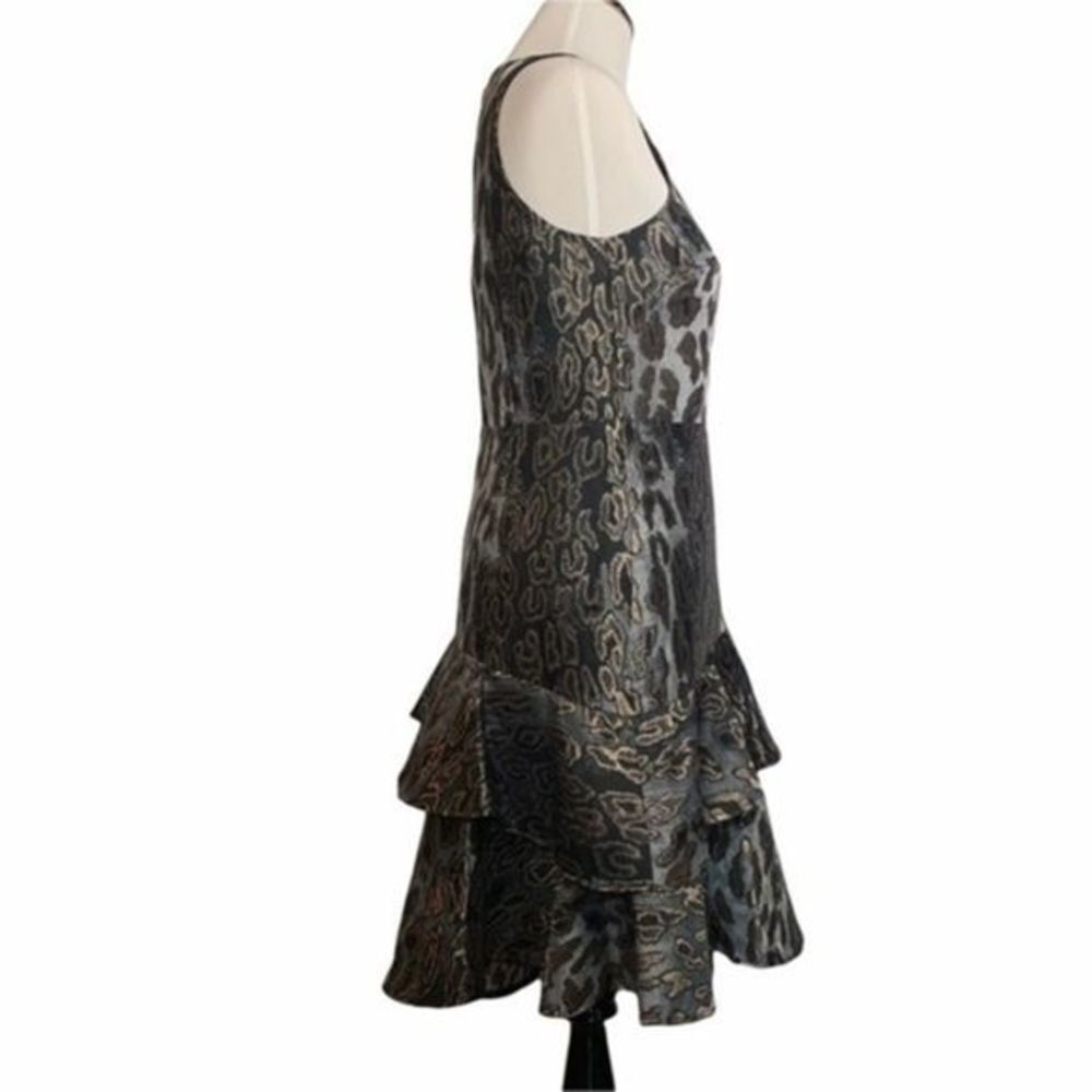 VINCE CAMUTO | Leopard Print Asymmetrical Ruffle - Picture 5 of 11